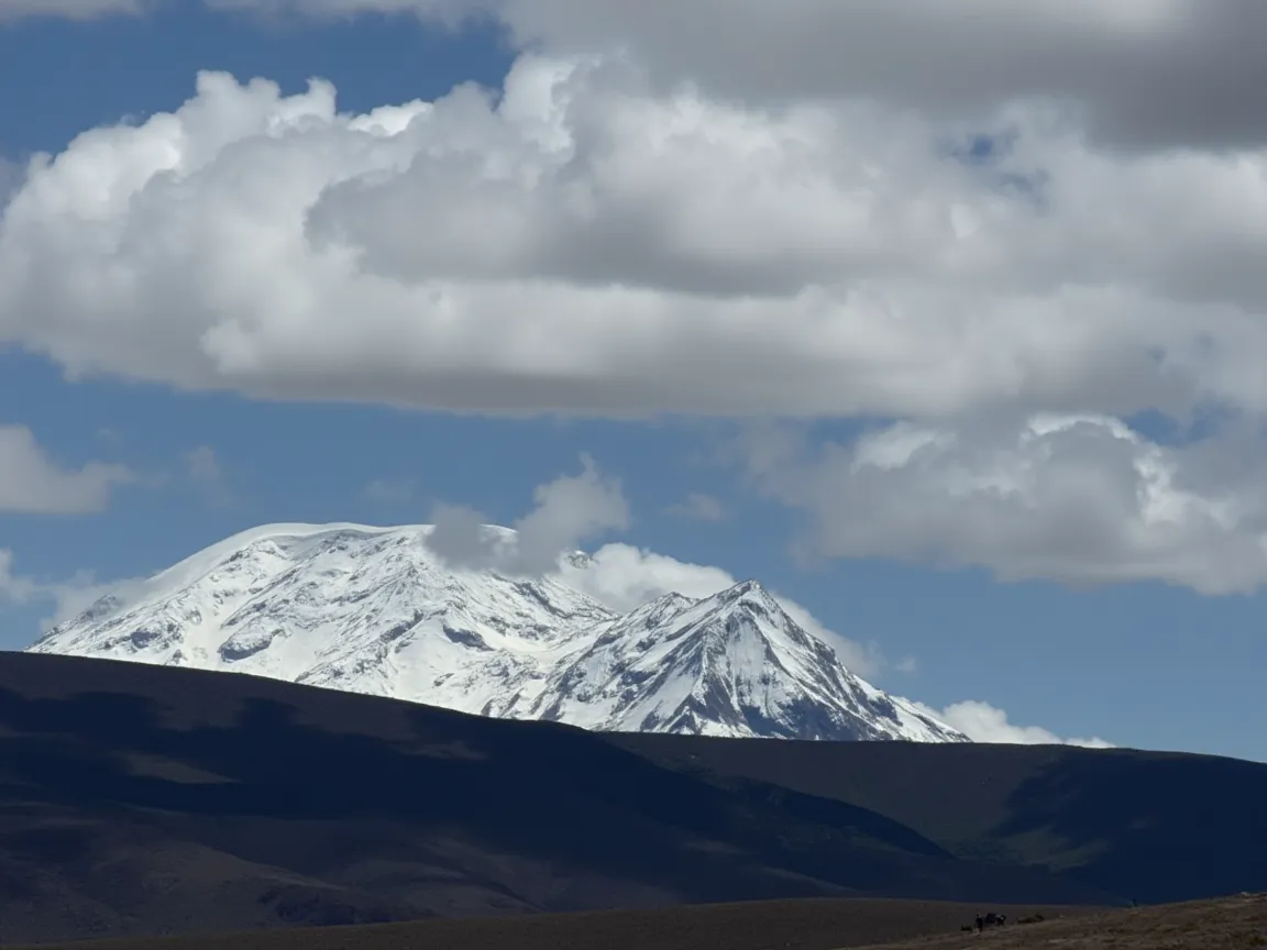 Volcán Chimborazo nevado
